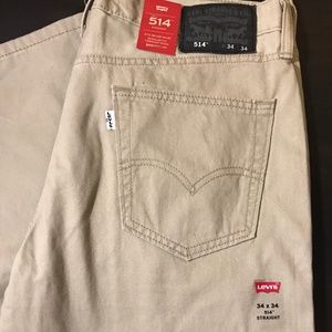 NWT Levi Straight Cut Khakis